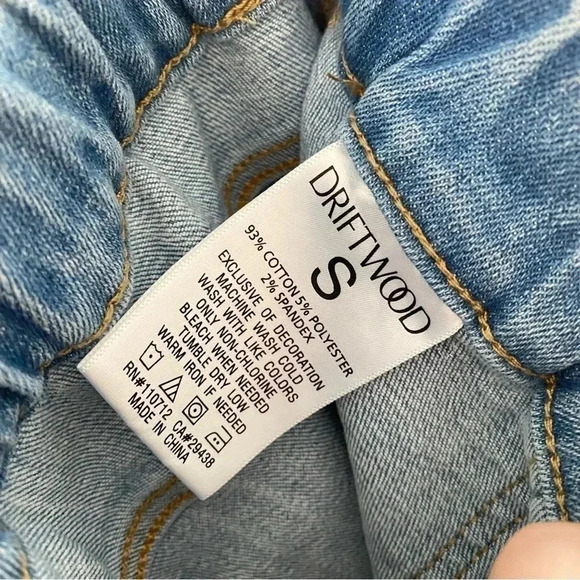 DRIFTWOOD Jeans Ruby Pull-On Relaxed Jean - Bouquet Sz Small - Picture 5 of 10